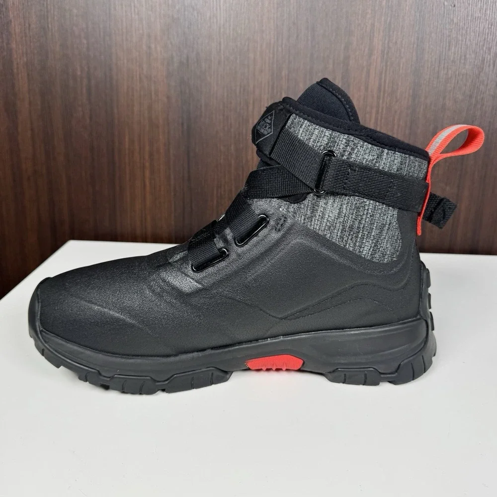 The Original Muck Apex PAC ALT Closure Mid Boots Size 9 Men's - Black